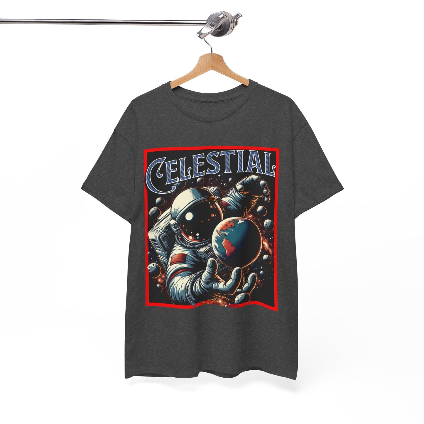 Celestial Astronaut Tee - Unisex Vintage Space Graphic T-Shirt, png, t-shirt, tshirts