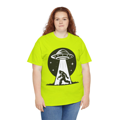 Bigfoot UFO Unisex Tee Graphic Design T-Shirt, GraphicTees, png, sublimation