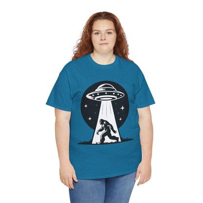Bigfoot UFO Unisex Tee Graphic Design T-Shirt, GraphicTees, png, sublimation