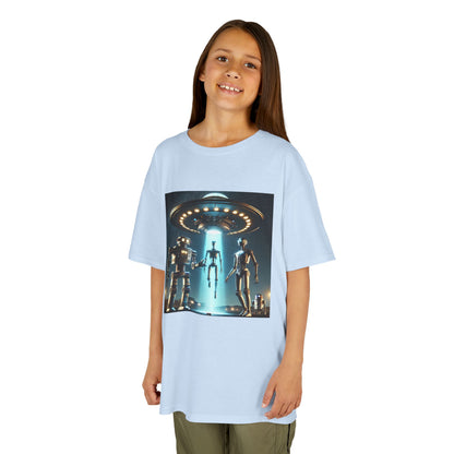 Alien Encounter Kids Tee, Fun Graphic Tee for Young Explorers, Perfect for Birthdays, Space Lovers, Casual Wear, Gift Idea