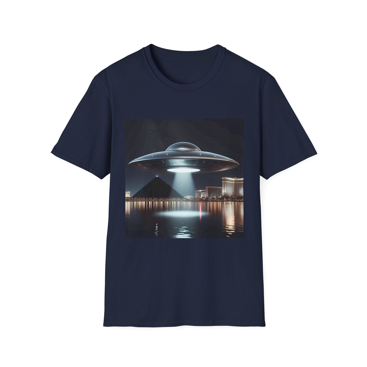 Las Vegas UFO, Vintage UFO Graphic Unisex T-Shirt, Retro Tee for Sci-Fi Lovers, Gift for Space Enthusiasts, Cool Alien Design, Unique Casual Wear
