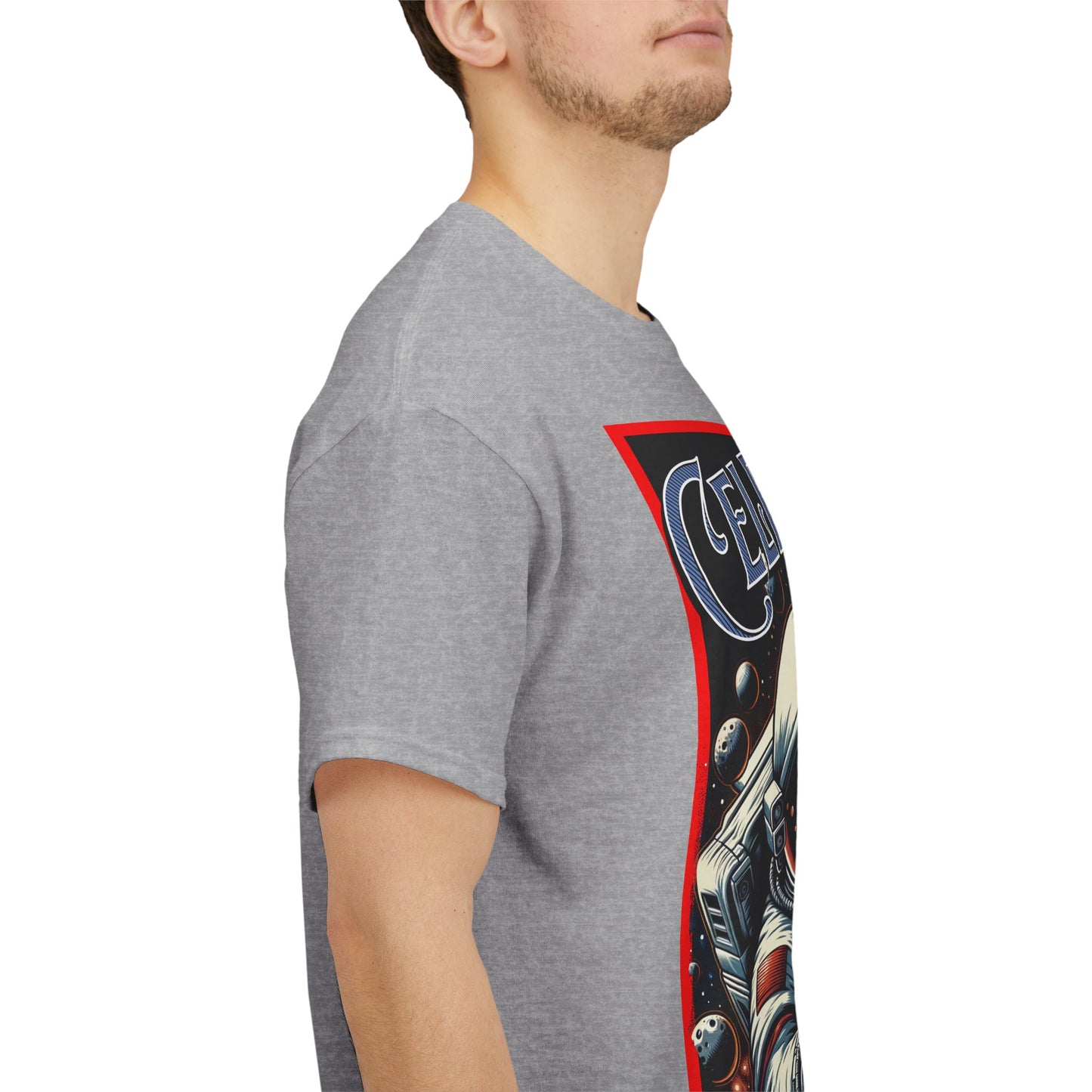 Celestial Astronaut Tee - Unisex Vintage Space Graphic T-Shirt, png, t-shirt, tshirts