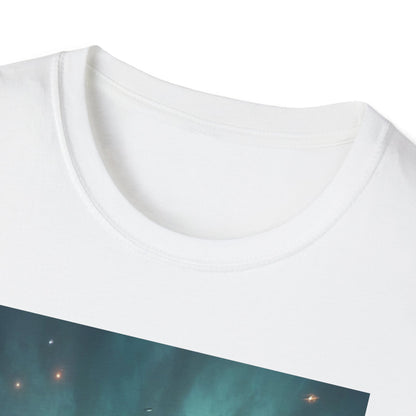 Roswell City Limits, Alien Sunset Softstyle T-Shirt | Unisex Graphic Tee, UFO Theme Shirt, Casual, Gift for Sci-Fi Lovers, Summer Fashion