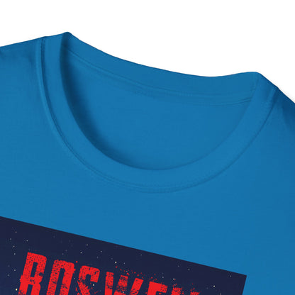 Roswell Alien Encounter Unisex T-Shirt, Retro Space UFO Tee, Sci-Fi Lovers Gift, Convention Wear, Extraterrestrial Tee, graphic design, png