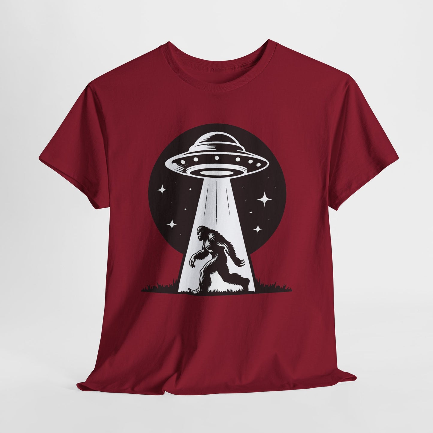 Bigfoot UFO Unisex Tee Graphic Design T-Shirt, GraphicTees, png, sublimation