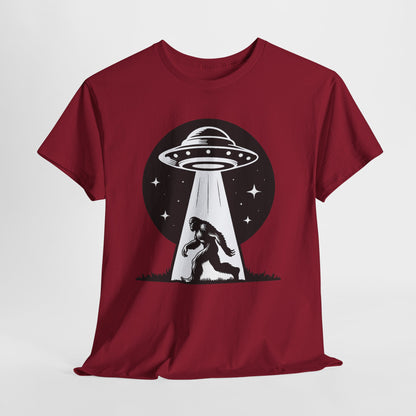 Bigfoot UFO Unisex Tee Graphic Design T-Shirt, GraphicTees, png, sublimation