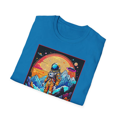 Astronaut Adventure T-Shirt | Cosmic Space Tee, Unisex Graphic Shirt, Gift for Space Lovers, Festival Wear, Outer Space Design