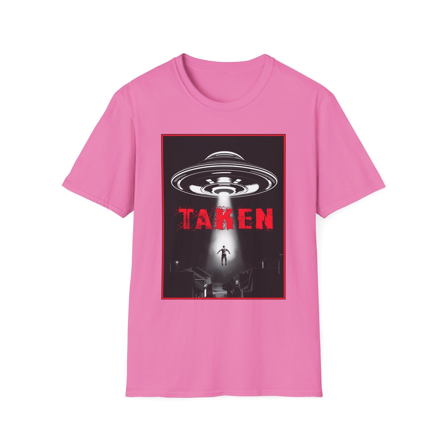 Taken, Alien Abduction, Unisex T-Shirt, Taken Graphic Tee, UFO Gift, Casual Wear, Sci-Fi Fan Apparel, Fun Statement Shirt, GraphicTees