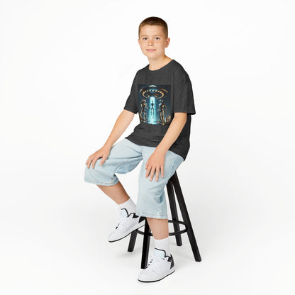 Alien Encounter Kids Tee, Fun Graphic Tee for Young Explorers, Perfect for Birthdays, Space Lovers, Casual Wear, Gift Idea