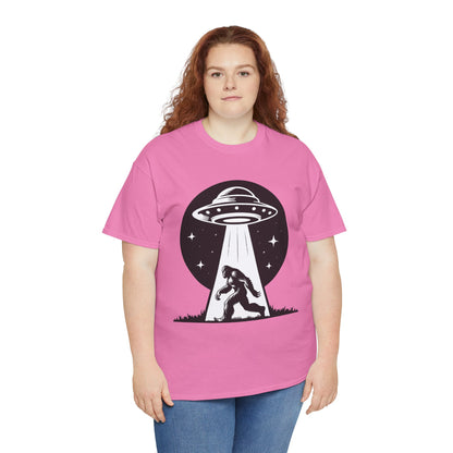 Bigfoot UFO Unisex Tee Graphic Design T-Shirt, GraphicTees, png, sublimation