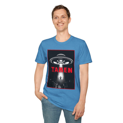 Taken, Alien Abduction, Unisex T-Shirt, Taken Graphic Tee, UFO Gift, Casual Wear, Sci-Fi Fan Apparel, Fun Statement Shirt, GraphicTees