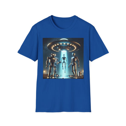Retro Sci-Fi Unisex T-Shirt, Alien Design Shirt, Gift for Space Lovers, Cool Graphic Tee, Perfect for Sci-Fi Fans, Casual Wear