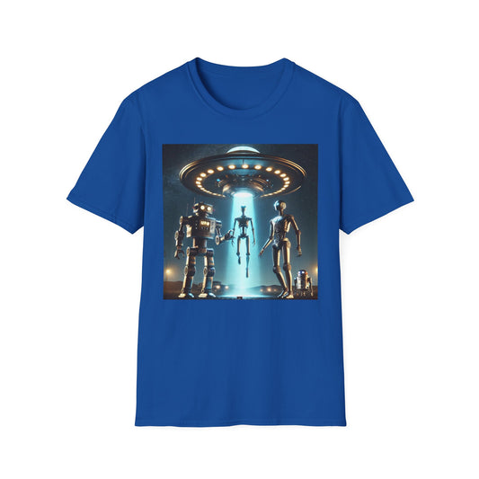 Retro Sci-Fi Unisex T-Shirt, Alien Design Shirt, Gift for Space Lovers, Cool Graphic Tee, Perfect for Sci-Fi Fans, Casual Wear