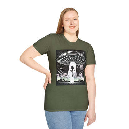 Cosmic Alien Abduction T-Shirt, Retro UFO Shirt, t-shirts, tshirts, Space Enthusiast Apparel, Graphic Tee, Gift for Sci-Fi Lovers, tees, png