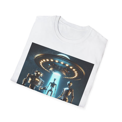 Retro Sci-Fi Unisex T-Shirt, Alien Design Shirt, Gift for Space Lovers, Cool Graphic Tee, Perfect for Sci-Fi Fans, Casual Wear