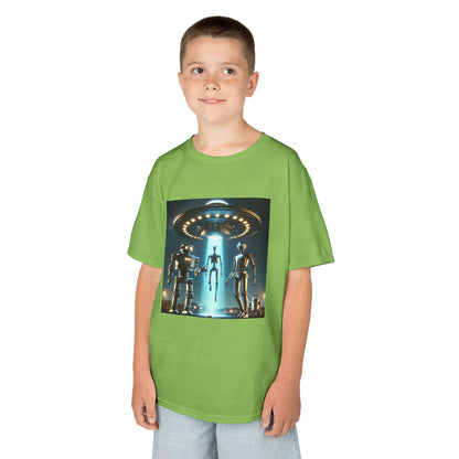 Alien Encounter Kids Tee, Fun Graphic Tee for Young Explorers, Perfect for Birthdays, Space Lovers, Casual Wear, Gift Idea