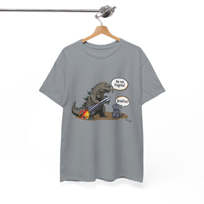Godzilla, Son and SpaceX, Unisex Heavy Cotton Tee, print design, t-shirt, t-shirts, t-shirts, png, funny, cartoons, tee