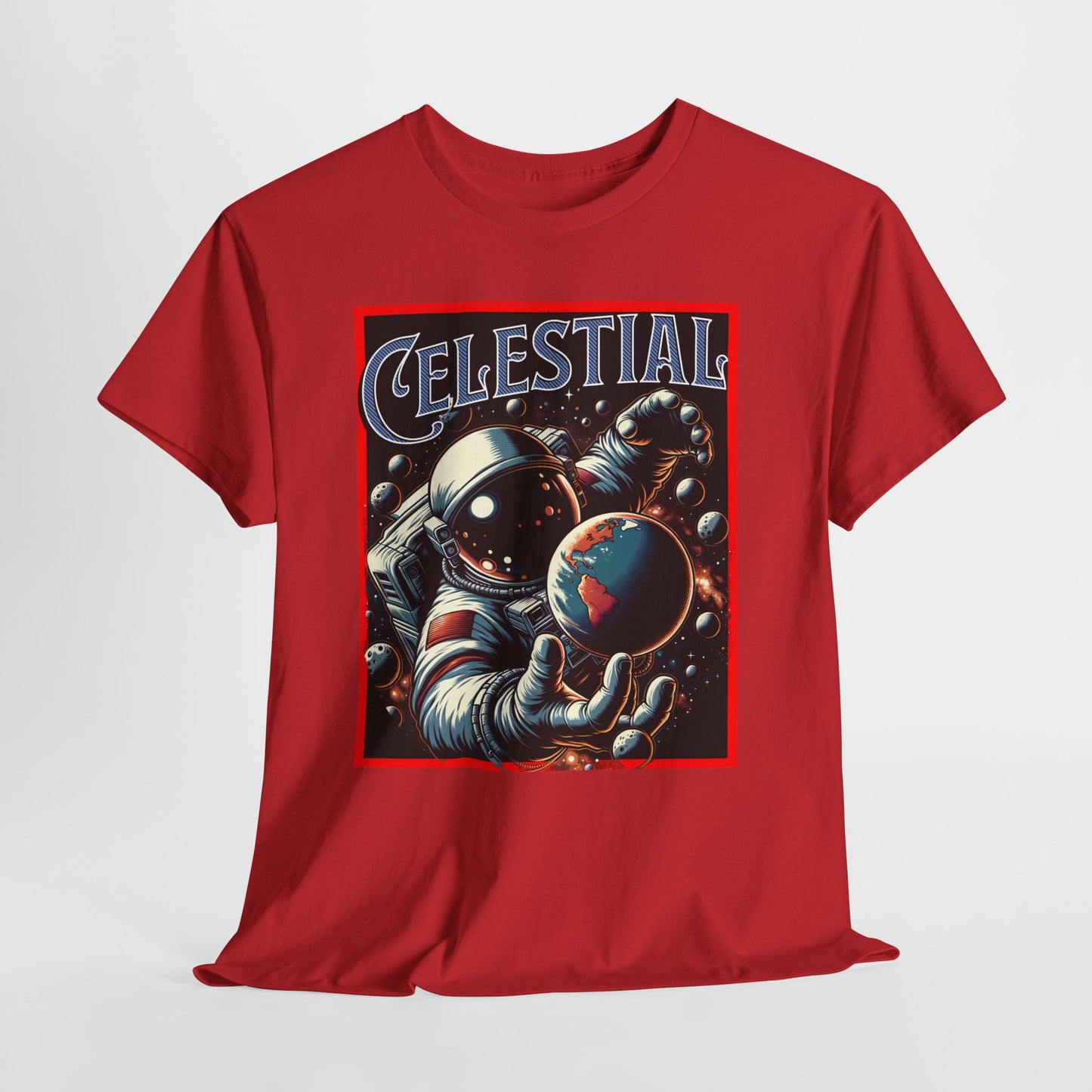 Celestial Astronaut Tee - Unisex Vintage Space Graphic T-Shirt, png, t-shirt, tshirts