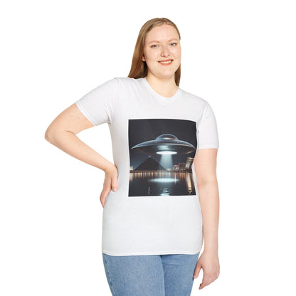 Las Vegas UFO, Vintage UFO Graphic Unisex T-Shirt, Retro Tee for Sci-Fi Lovers, Gift for Space Enthusiasts, Cool Alien Design, Unique Casual Wear