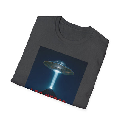 Luxor UFO, Las Vegas UFO Unisex Softstyle T-Shirt - Retro Nevada Design, graphic design, t-shirts, tshirts, tees, GraphicTees, png