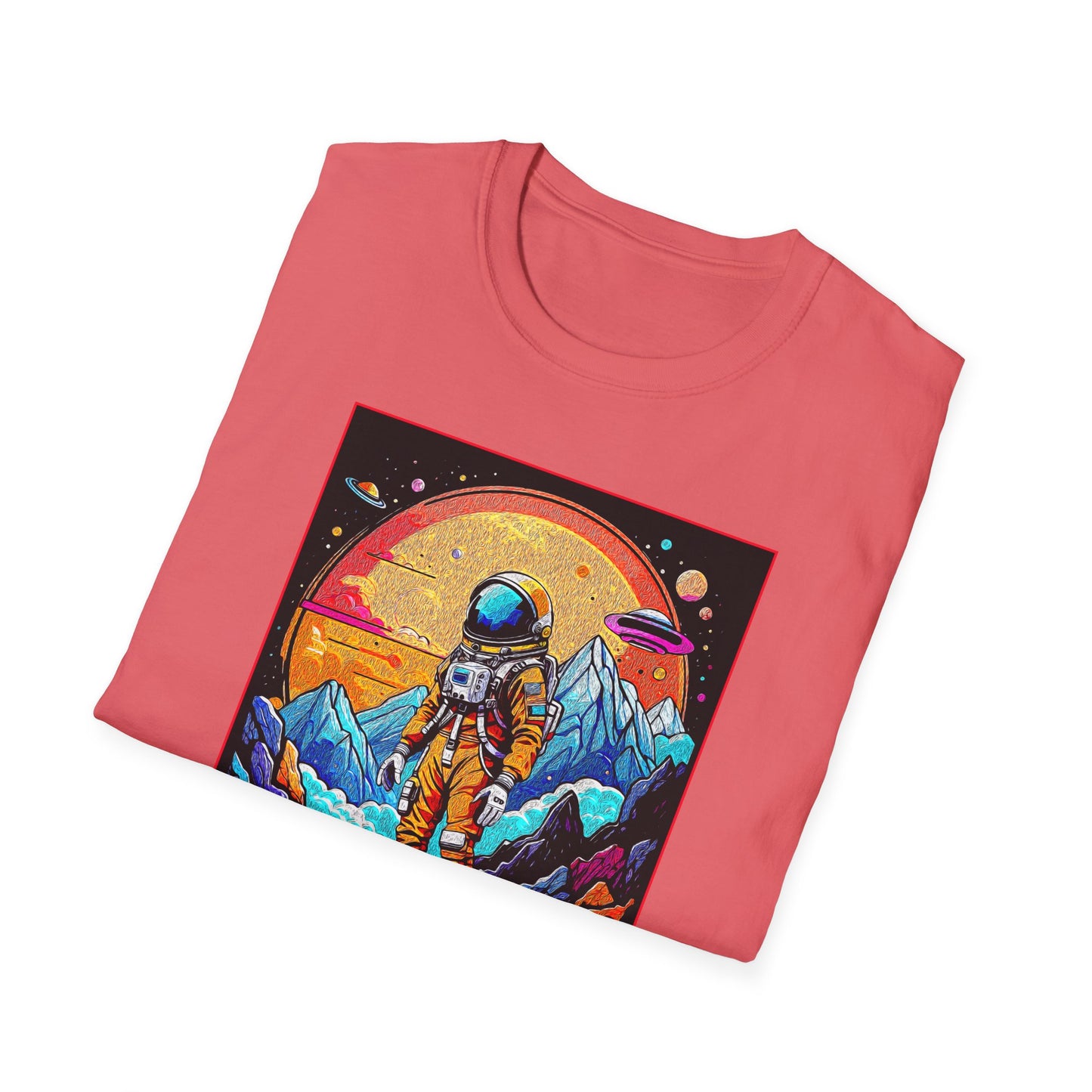 Astronaut Adventure T-Shirt | Cosmic Space Tee, Unisex Graphic Shirt, Gift for Space Lovers, Festival Wear, Outer Space Design