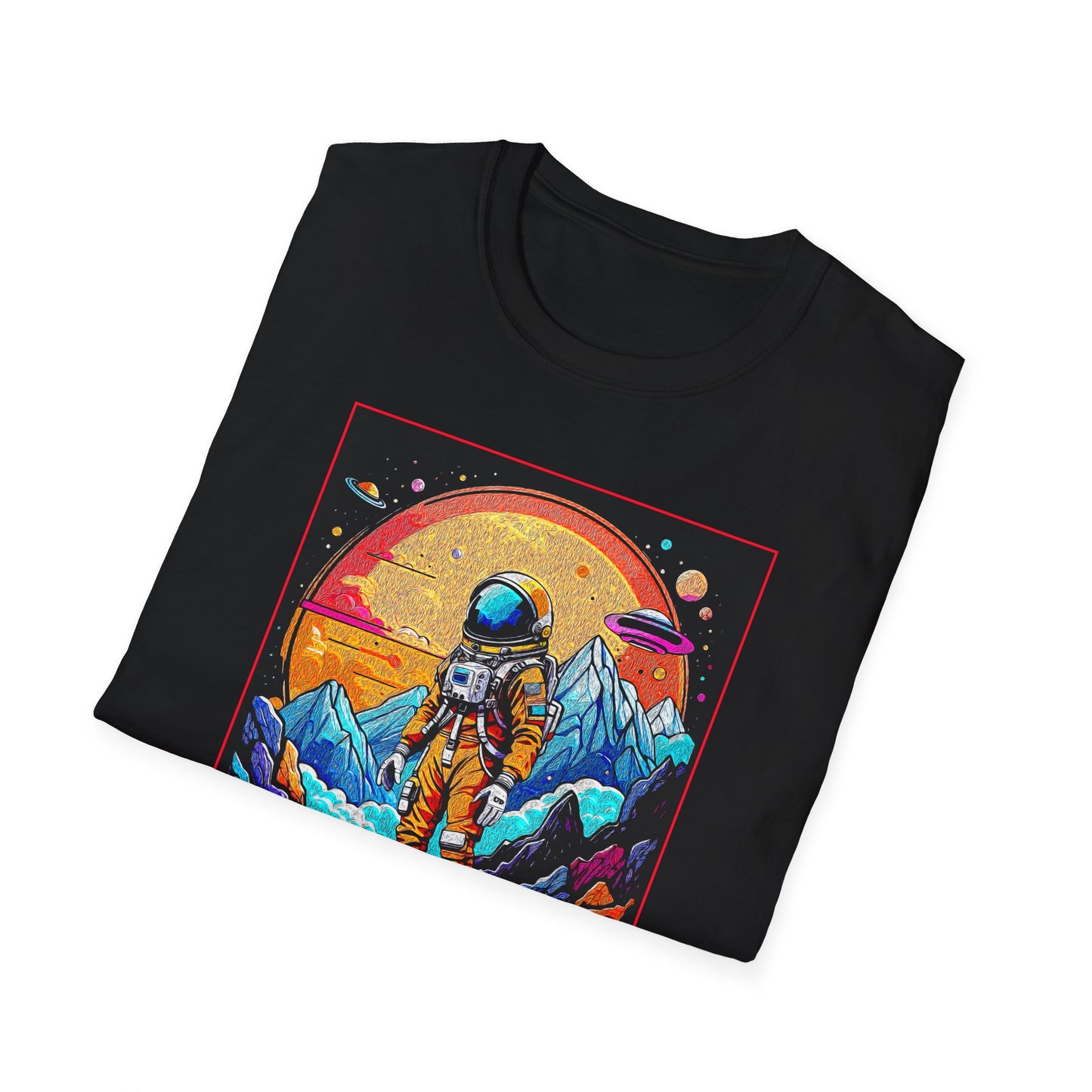 Astronaut Adventure T-Shirt | Cosmic Space Tee, Unisex Graphic Shirt, Gift for Space Lovers, Festival Wear, Outer Space Design