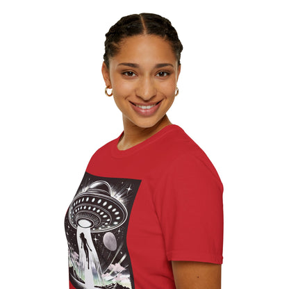 Cosmic Alien Abduction T-Shirt, Retro UFO Shirt, t-shirts, tshirts, Space Enthusiast Apparel, Graphic Tee, Gift for Sci-Fi Lovers, tees, png