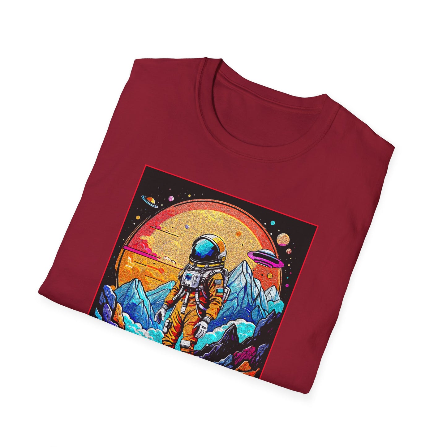 Astronaut Adventure T-Shirt | Cosmic Space Tee, Unisex Graphic Shirt, Gift for Space Lovers, Festival Wear, Outer Space Design