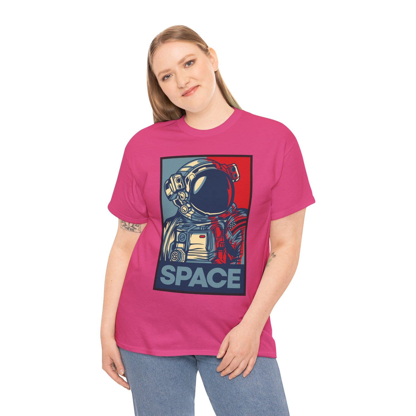 Space, Unisex Heavy Cotton Tee, Space Race Tee. spacex, t-shirt, tshirt, png