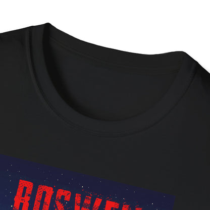 Roswell Alien Encounter Unisex T-Shirt, Retro Space UFO Tee, Sci-Fi Lovers Gift, Convention Wear, Extraterrestrial Tee, graphic design, png
