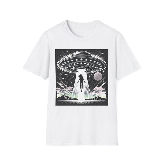 Cosmic Alien Abduction T-Shirt, Retro UFO Shirt, t-shirts, tshirts, Space Enthusiast Apparel, Graphic Tee, Gift for Sci-Fi Lovers, tees, png