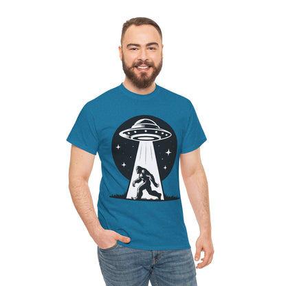 Bigfoot UFO Unisex Tee Graphic Design T-Shirt, GraphicTees, png, sublimation