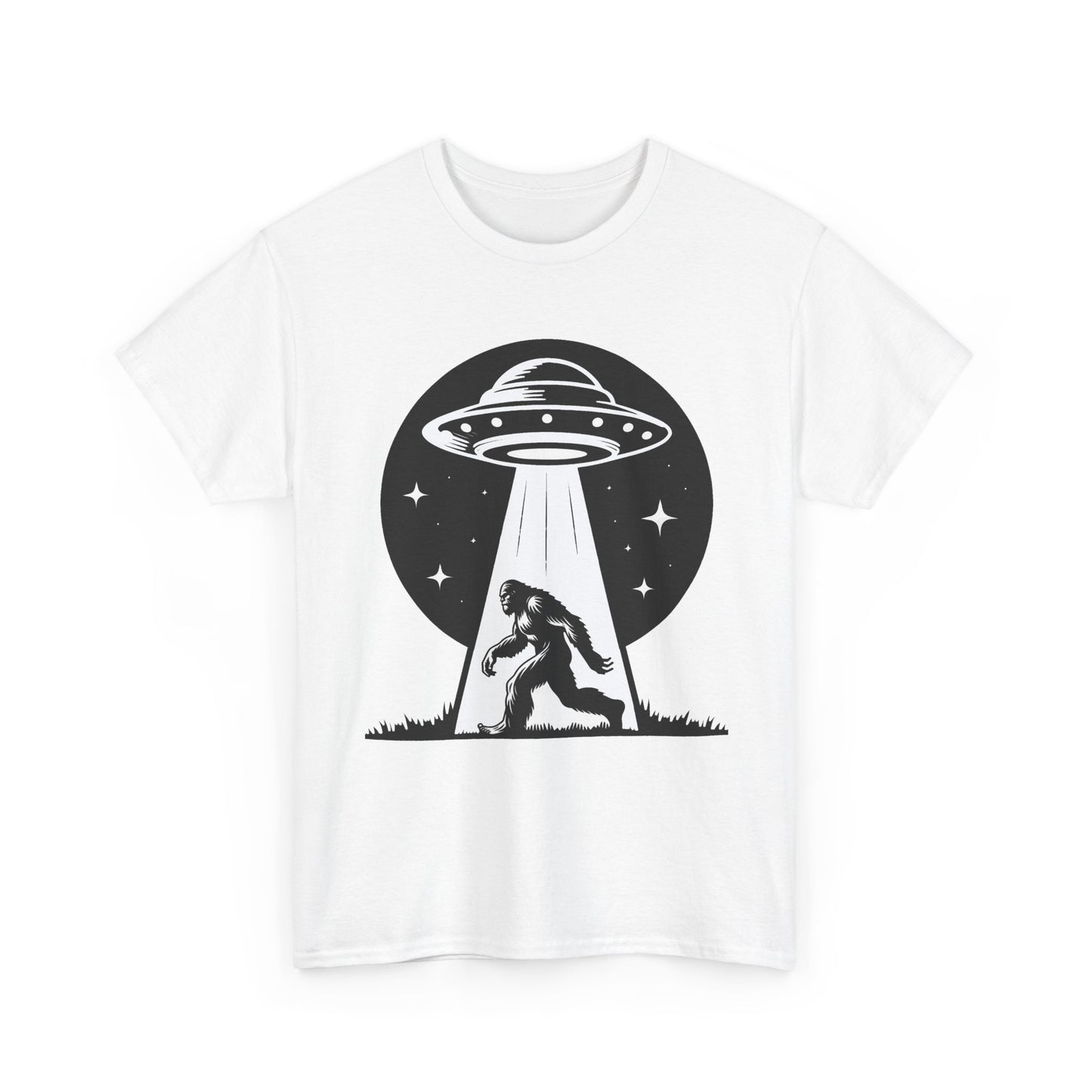 Bigfoot UFO Unisex Tee Graphic Design T-Shirt, GraphicTees, png, sublimation